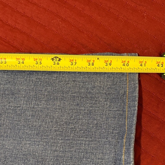 Run & Fly- Made in England- Blue Women's Wide Leg Jeans Size 36/18 - Picture 14 of 15